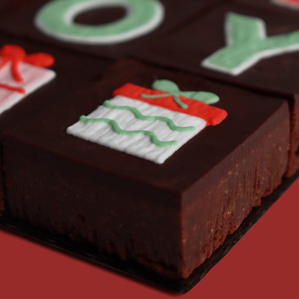 Joy Christmas Brownies