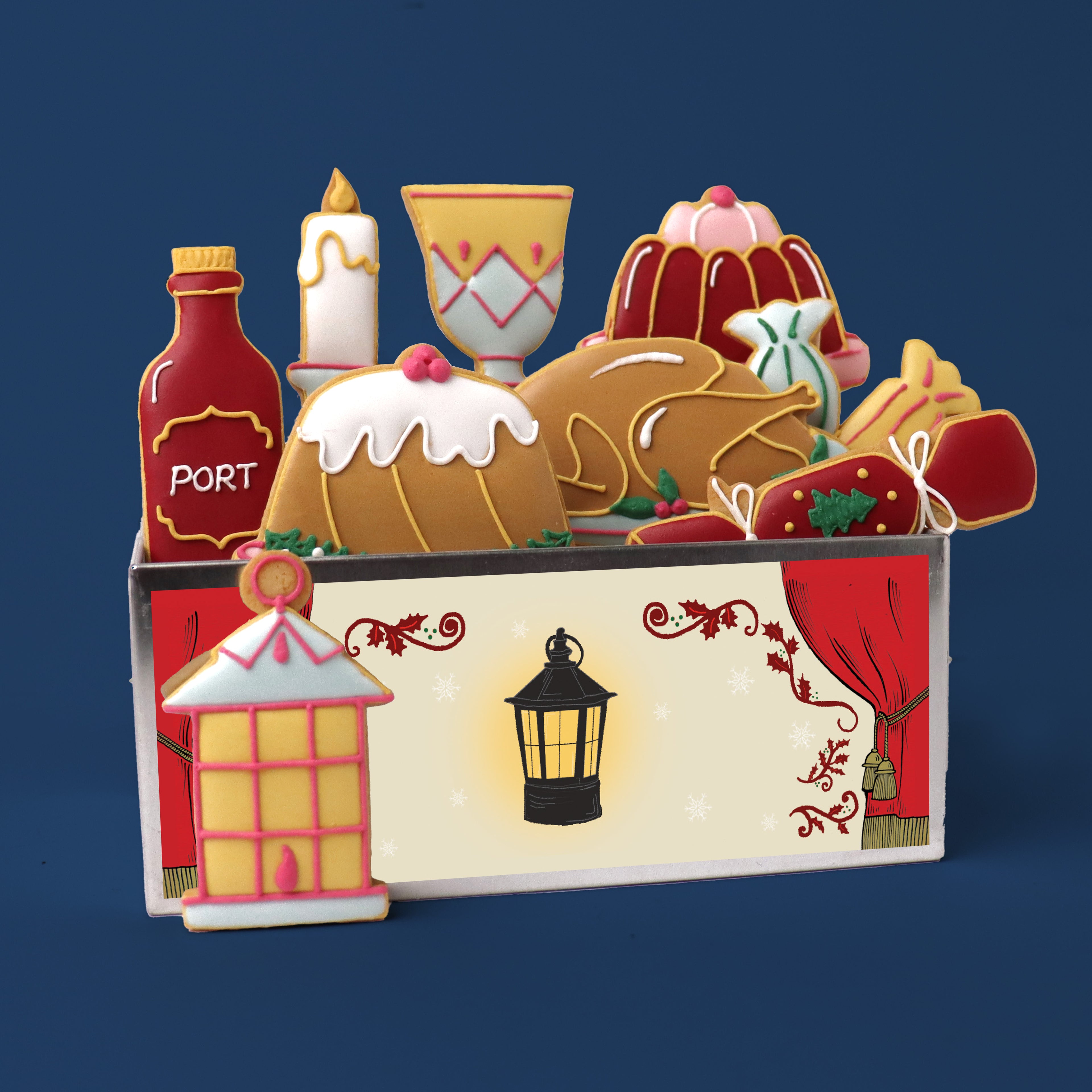 A Christmas Carol at the Old Vic Biscuit Tin