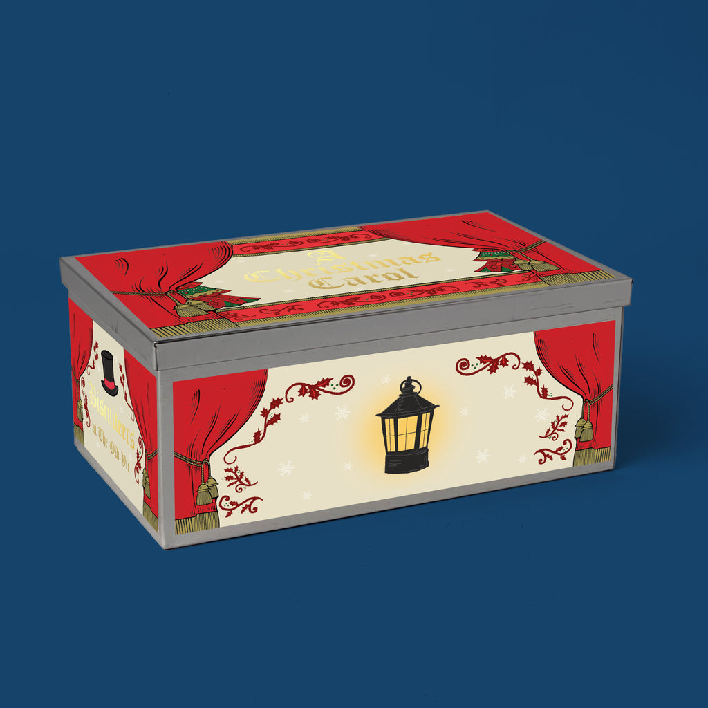 A Christmas Carol at the Old Vic Biscuit Tin