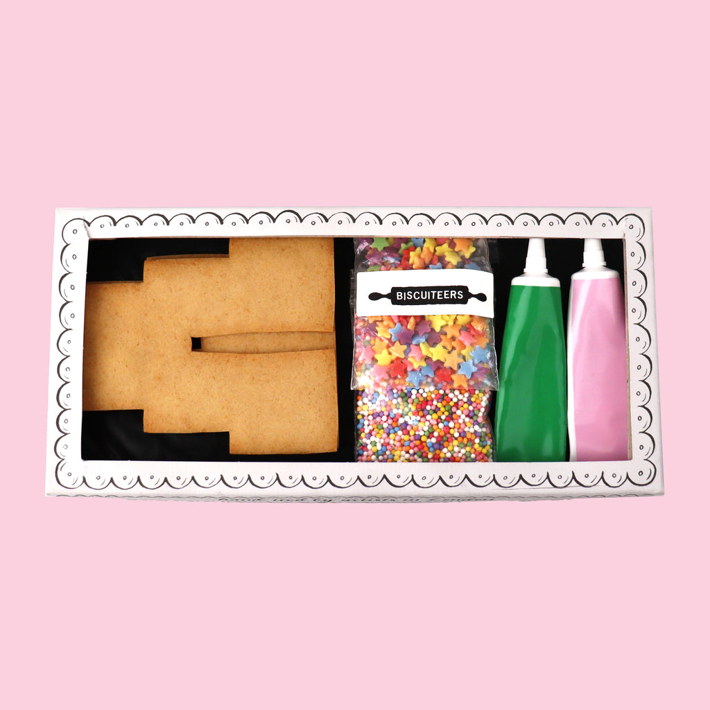DIY 3D Birthday Cake Letterbox Kit from Biscuiteers.