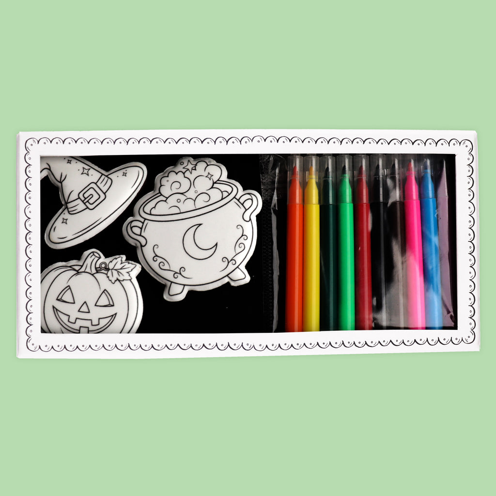 Halloween DIY Colour in Letterbox Biscuits