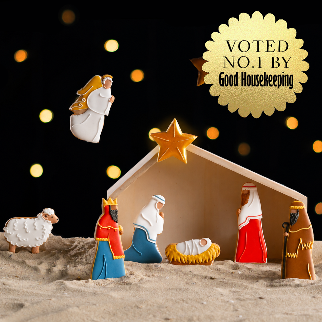 Nativity Christmas Biscuit Tin