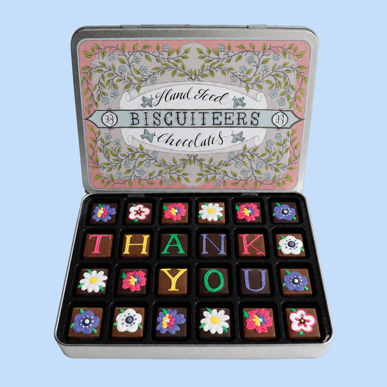 Personalised Bouquet Chocolates Medium Tin