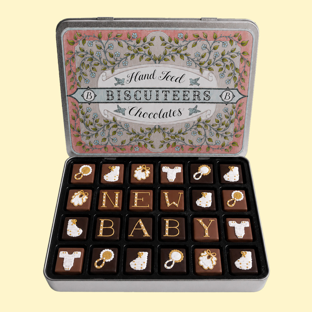 Personalised New Baby Chocolates Medium Tin