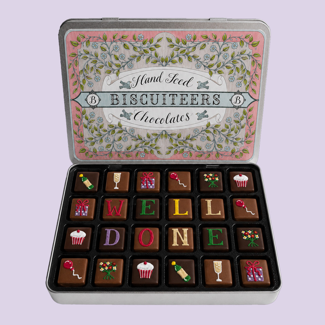 Medium Tin Personalised Well Done Chocolates