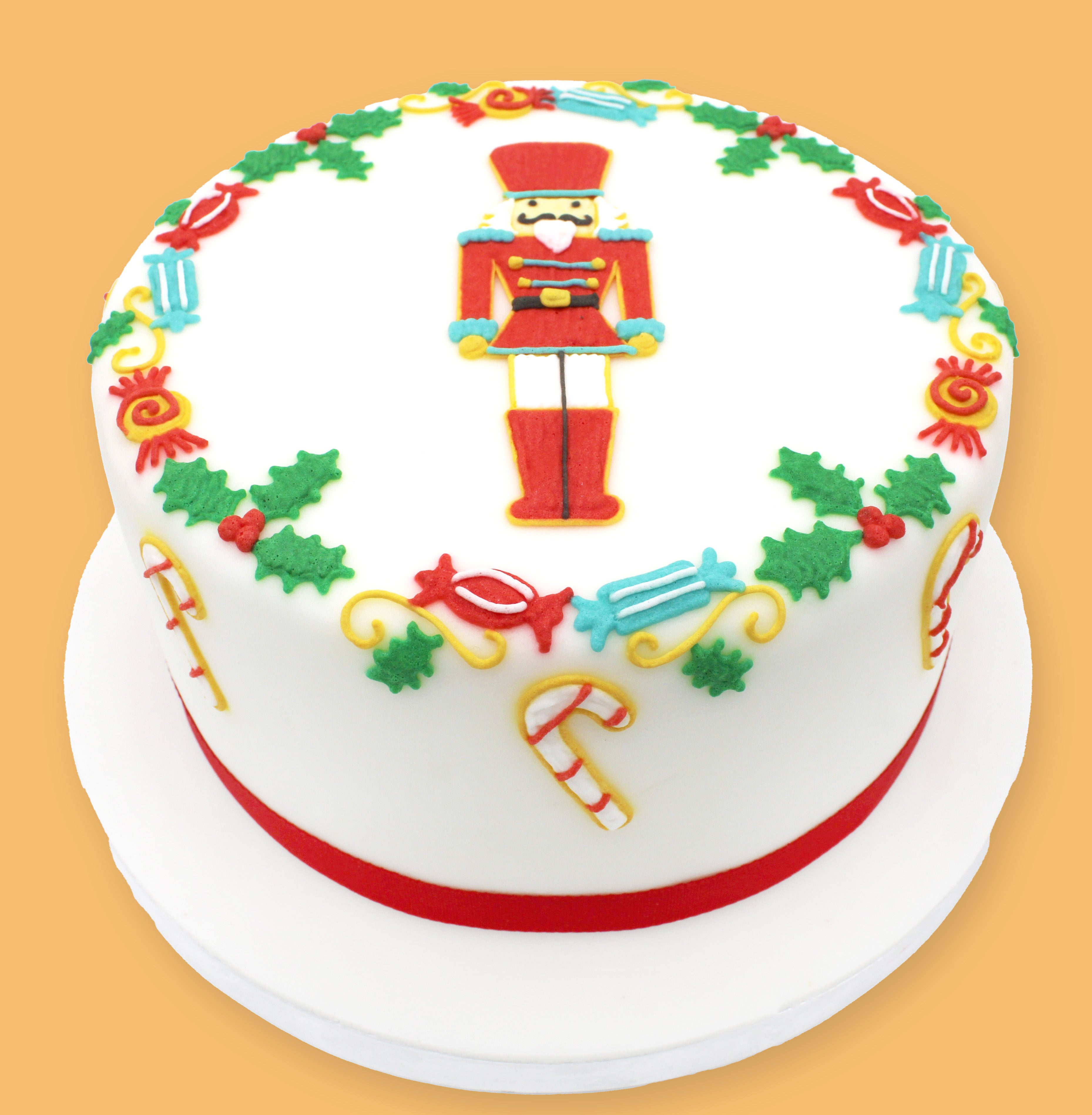 Nutcracker Christmas Cake