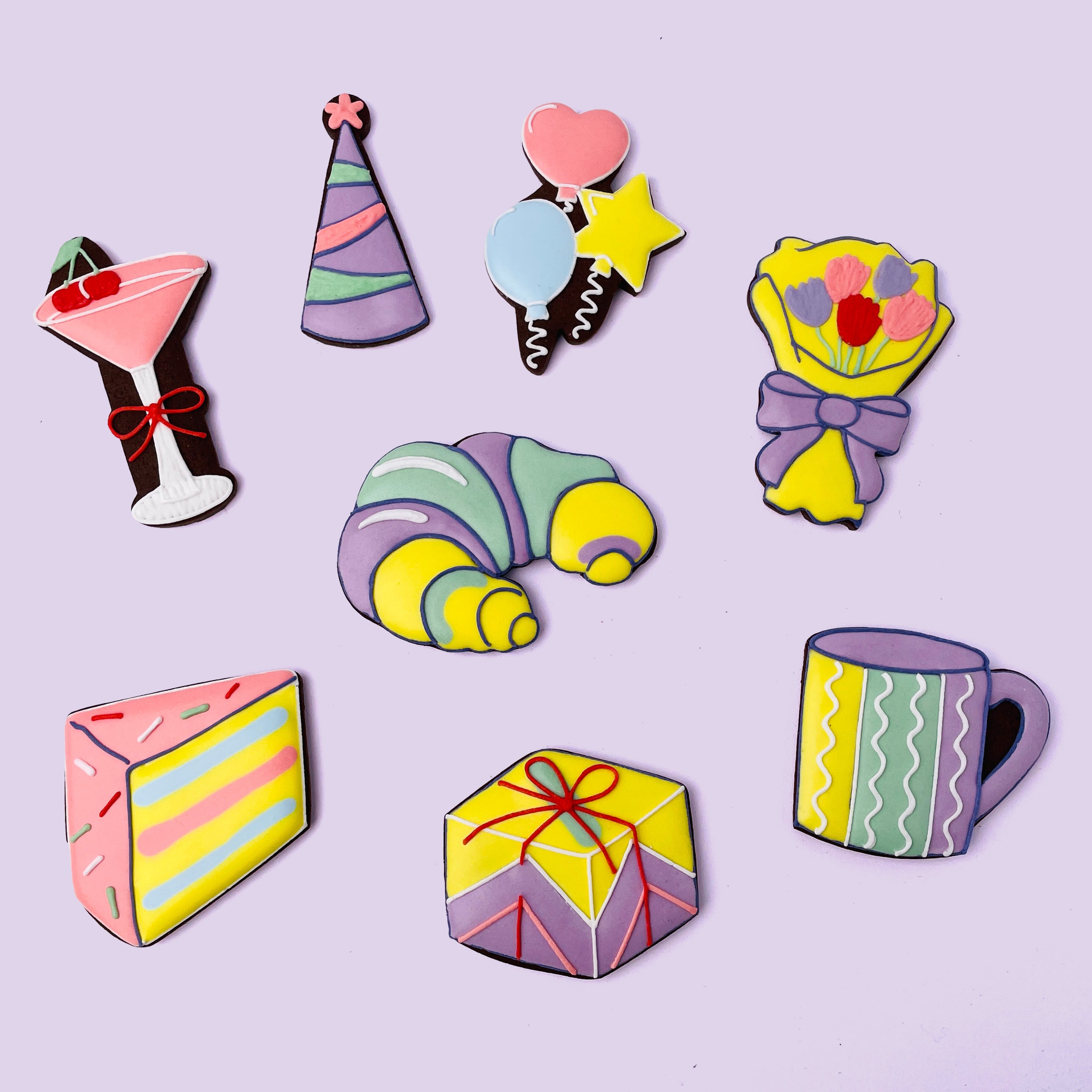 Biscuiteers x Olivia Rubin Sweet Celebration Biscuit Tin