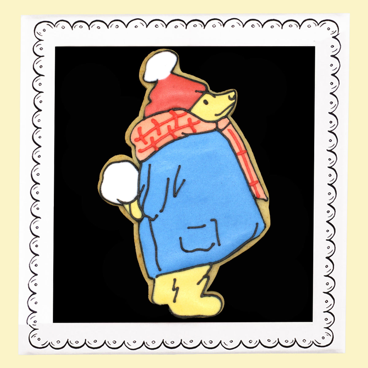 Paddington Bear Christmas Letterbox Biscuit