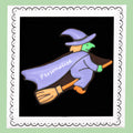 Personalised Wicked Witch Letterbox Biscuit