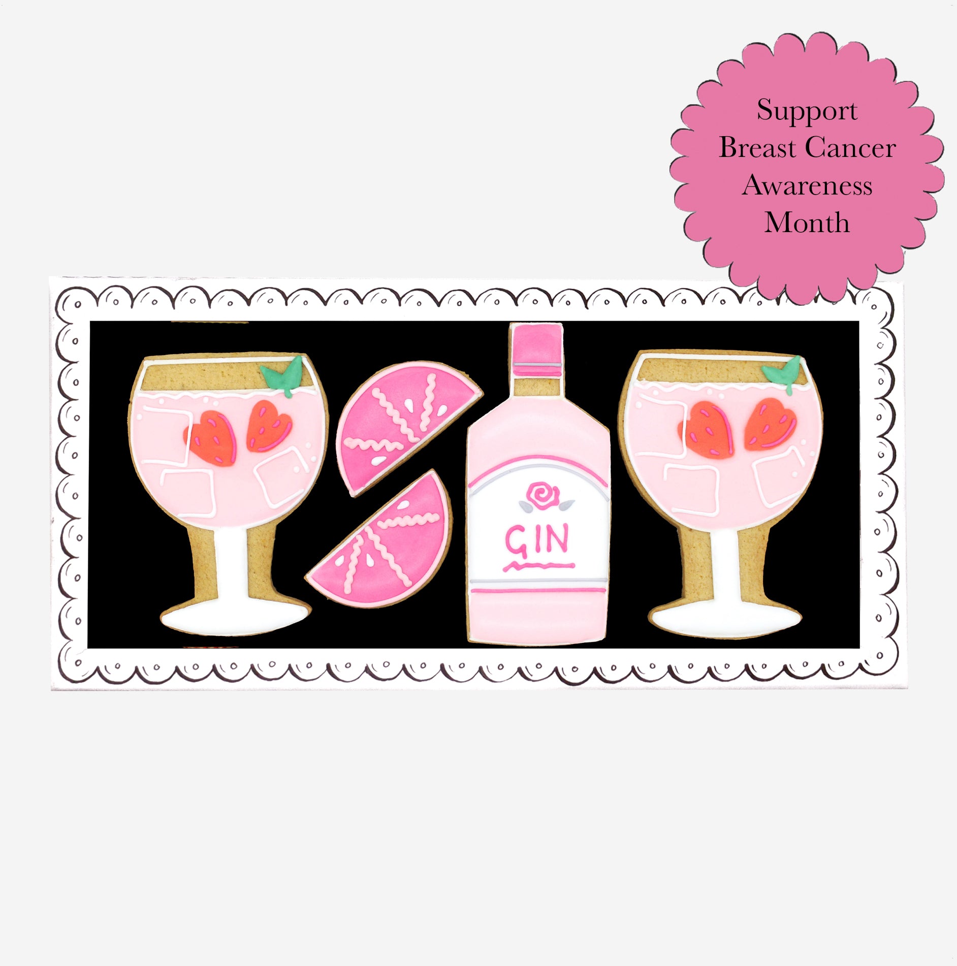 Gin And Tonic Letterbox Biscuits