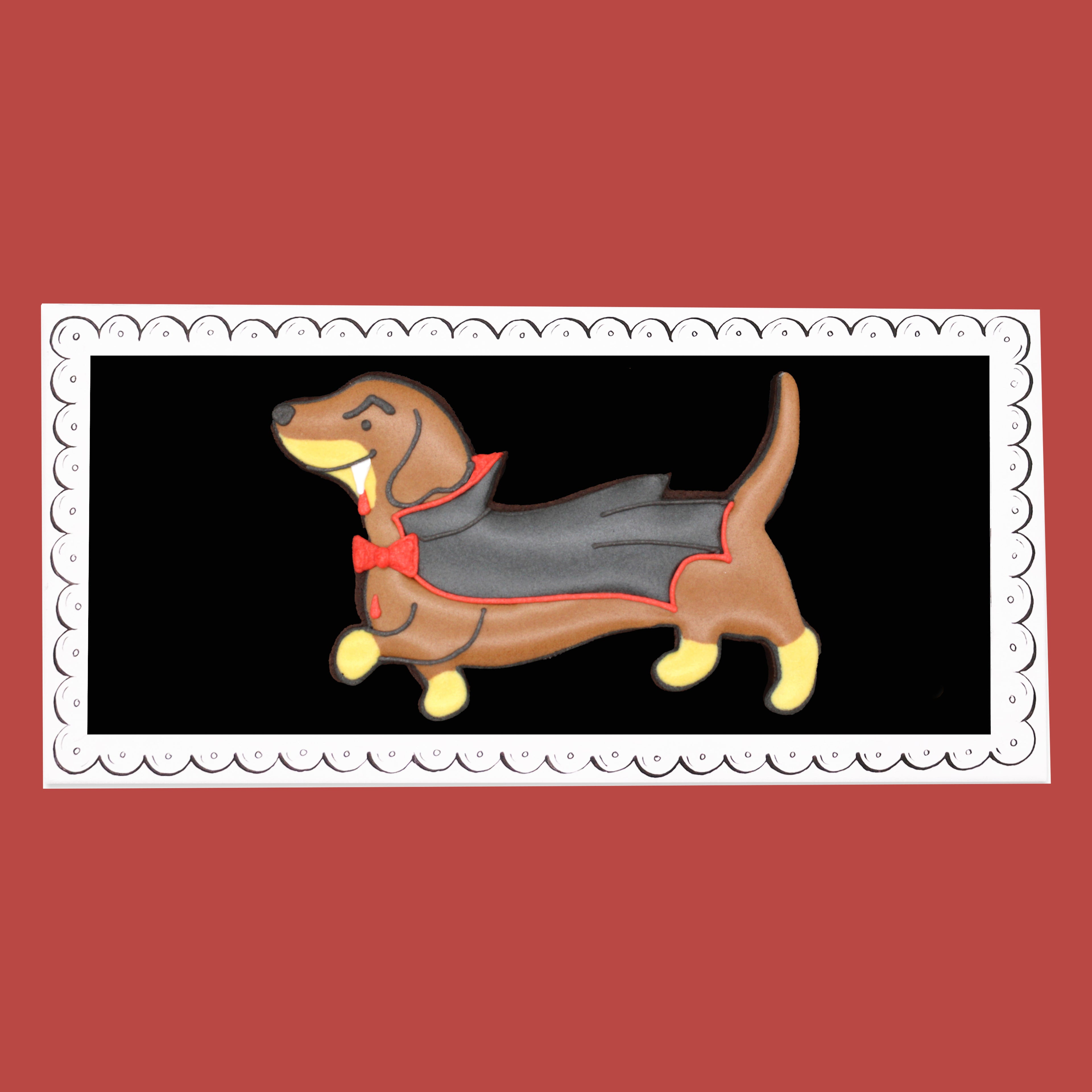 Spooky Sausage Letterbox Biscuit
