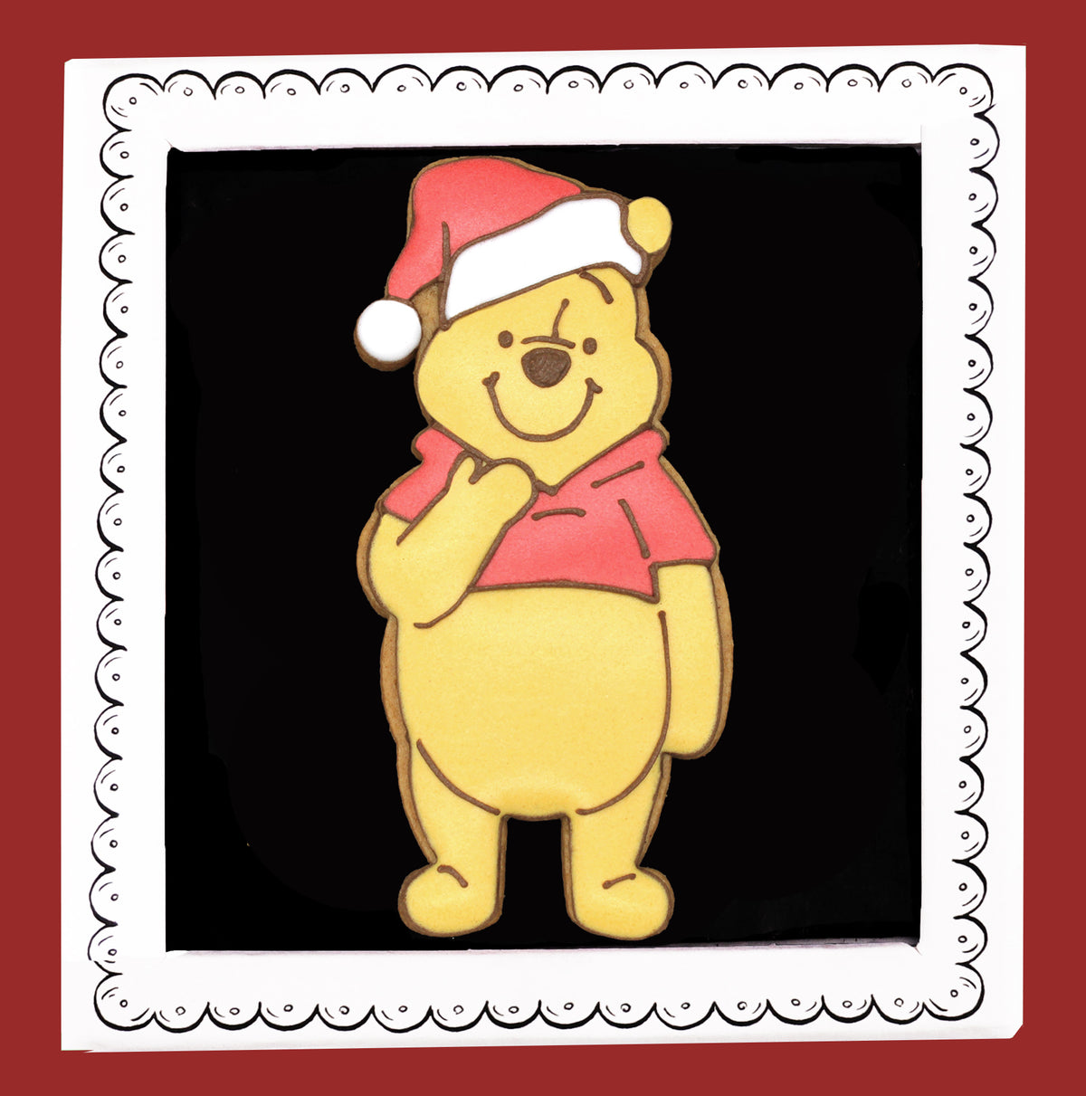 Disney Christmas Winnie the Pooh Letterbox Biscuit