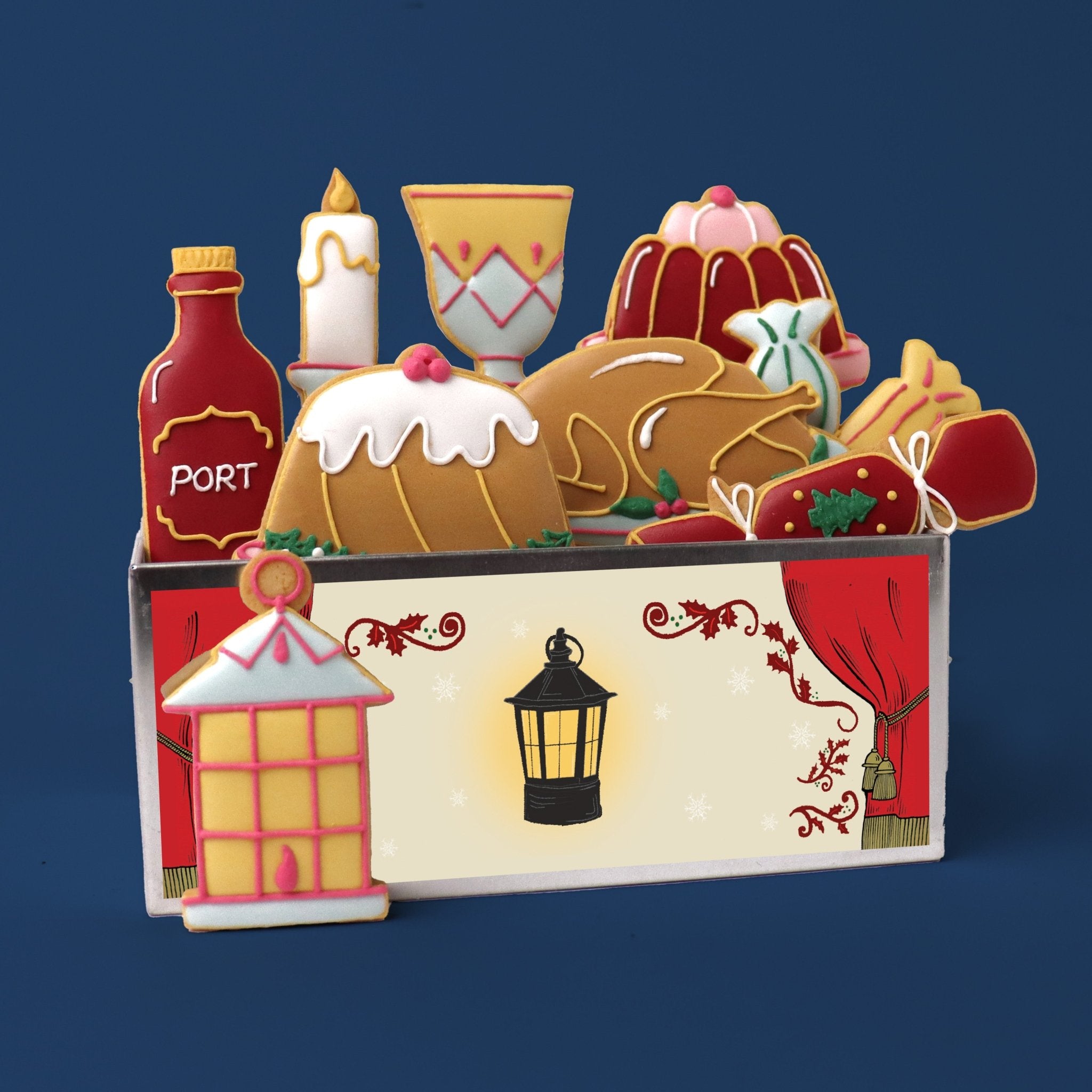 A Christmas Carol at the Old Vic Biscuit Tin - Biscuiteers