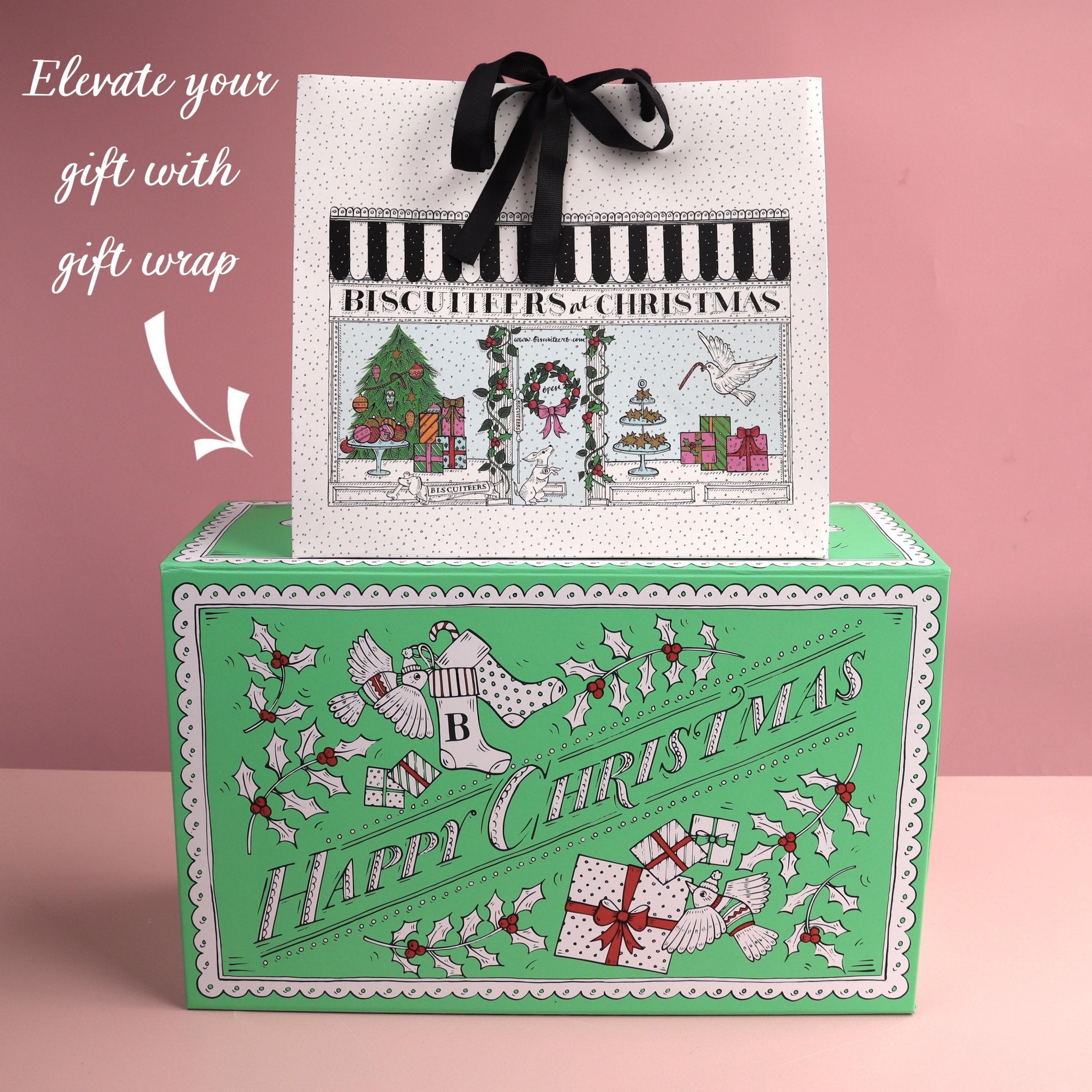Advent Biscuit Tin With Limited Edition Advent Calendar - Biscuiteers