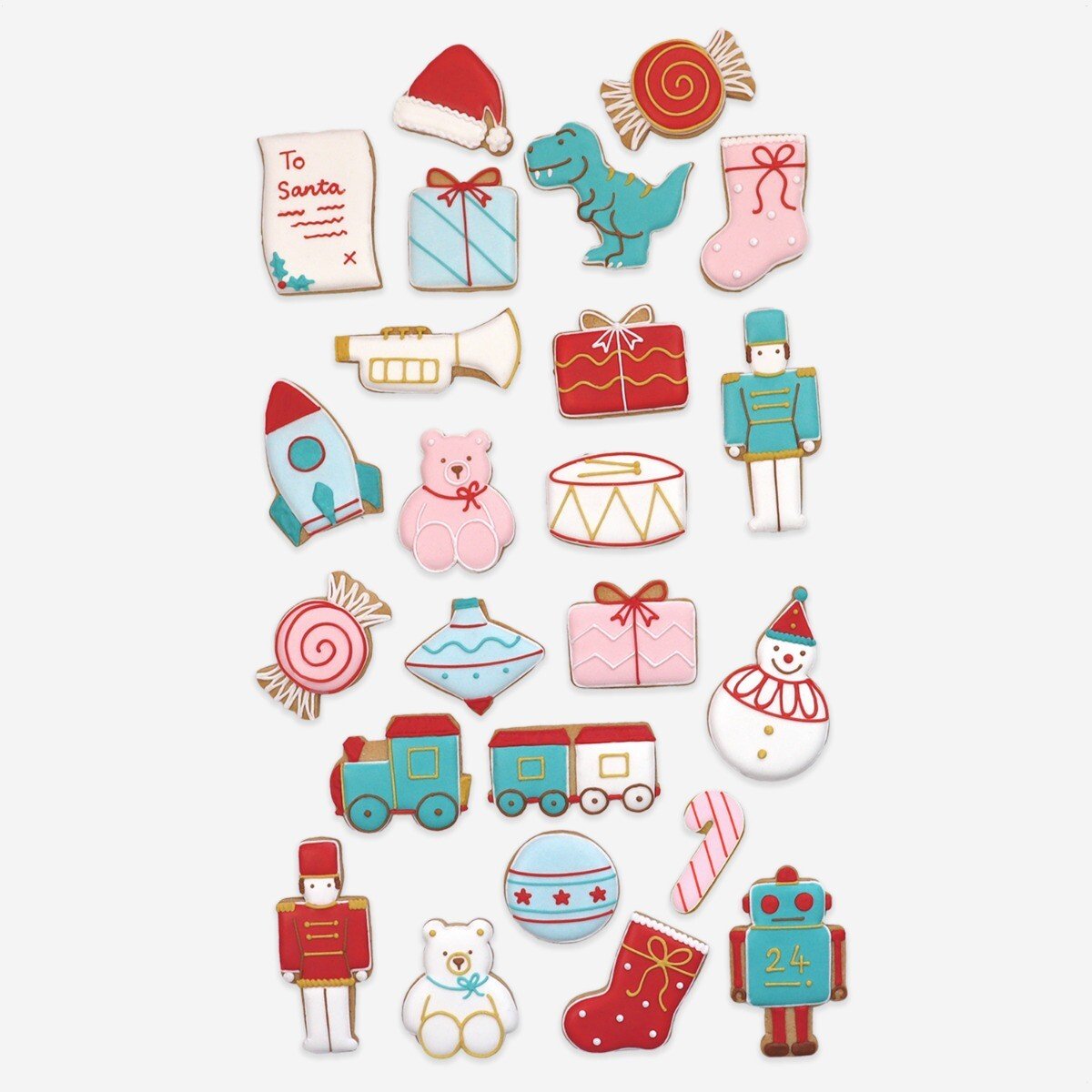 Advent Luxe Biscuit Tin - Biscuiteers