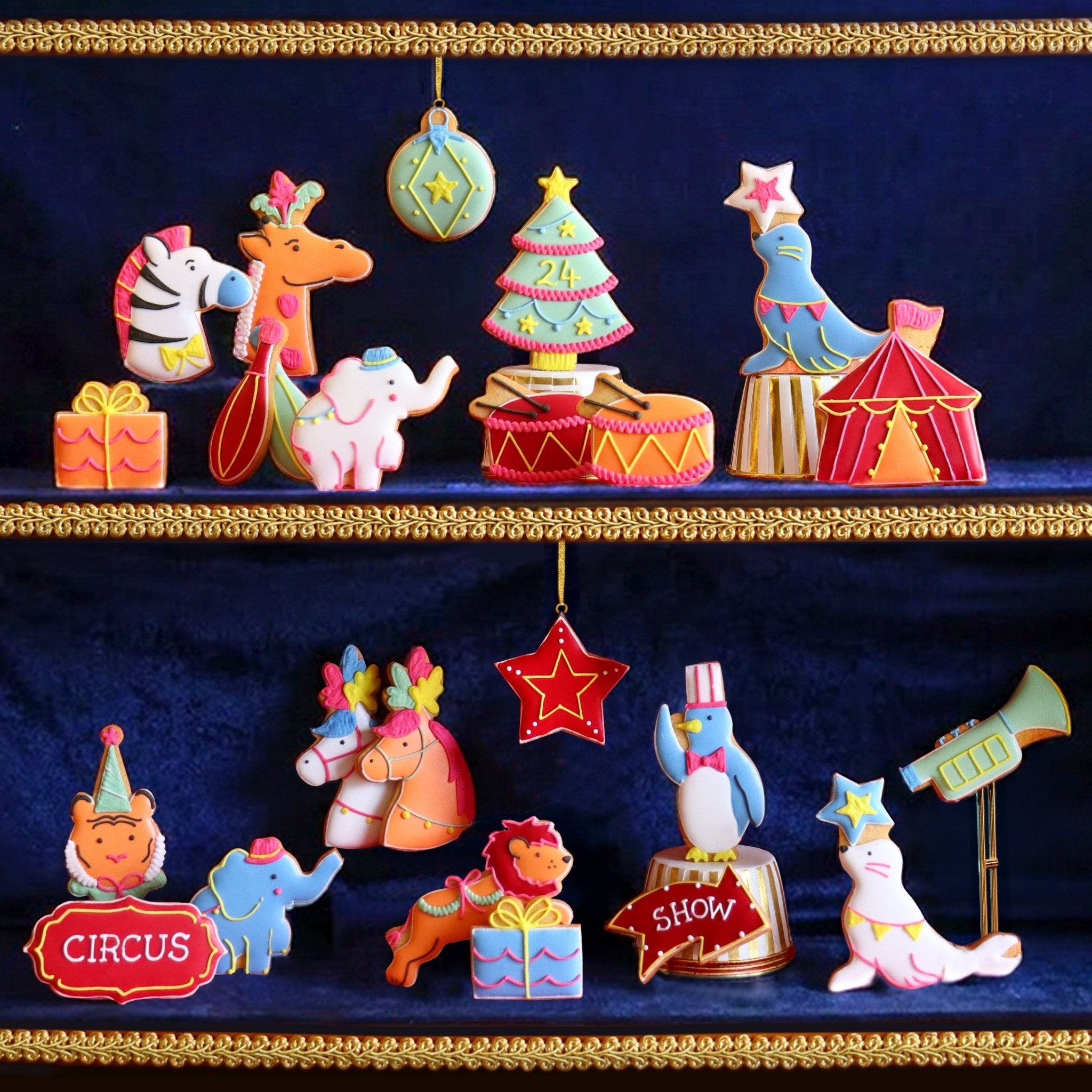 Advent Luxe Biscuit Tin - Biscuiteers
