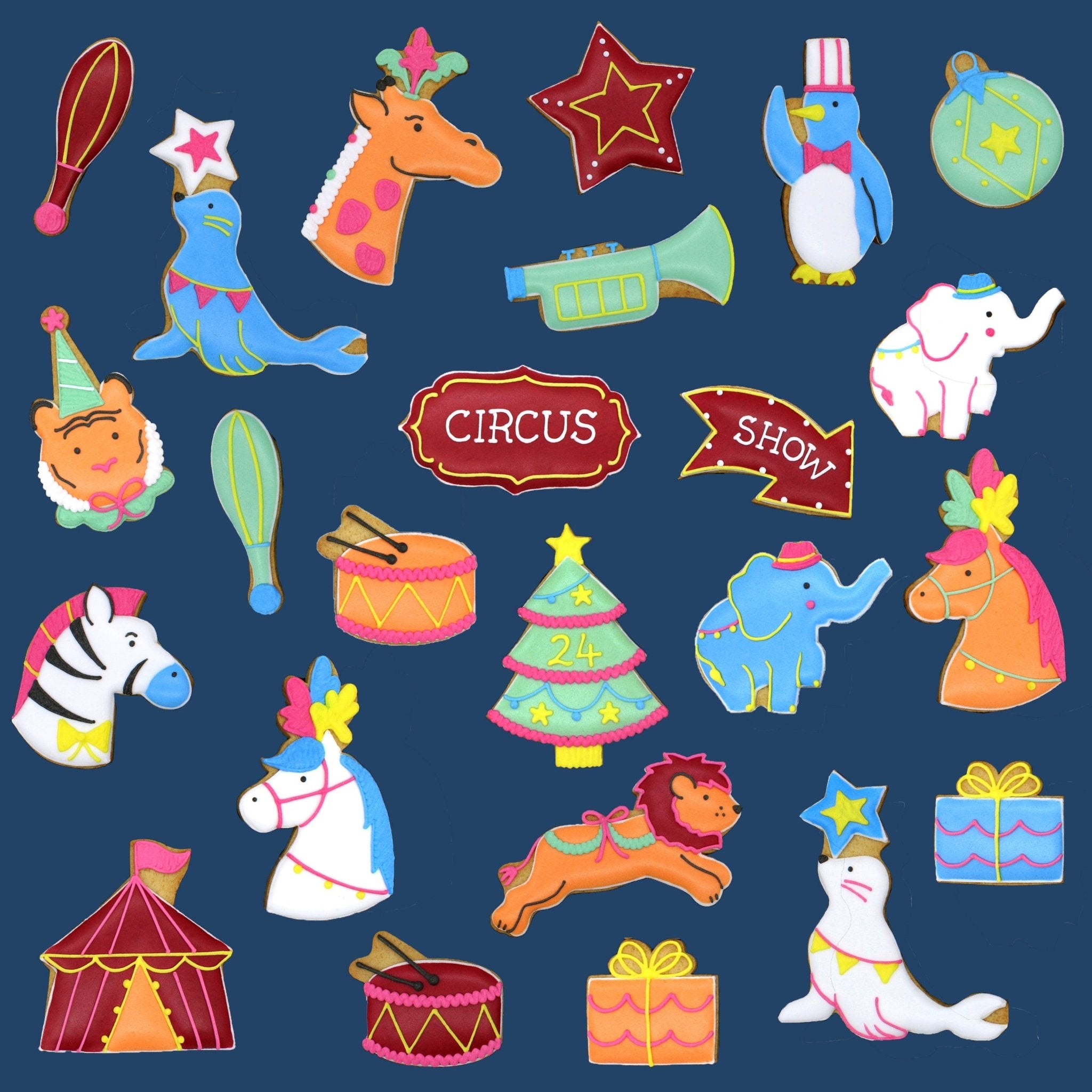 Advent Luxe Biscuit Tin - Biscuiteers