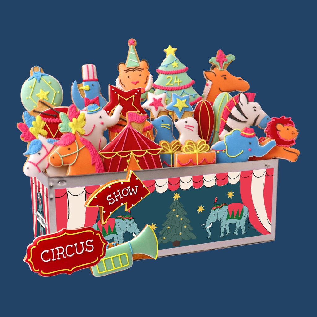 Advent Luxe Biscuit Tin - Biscuiteers