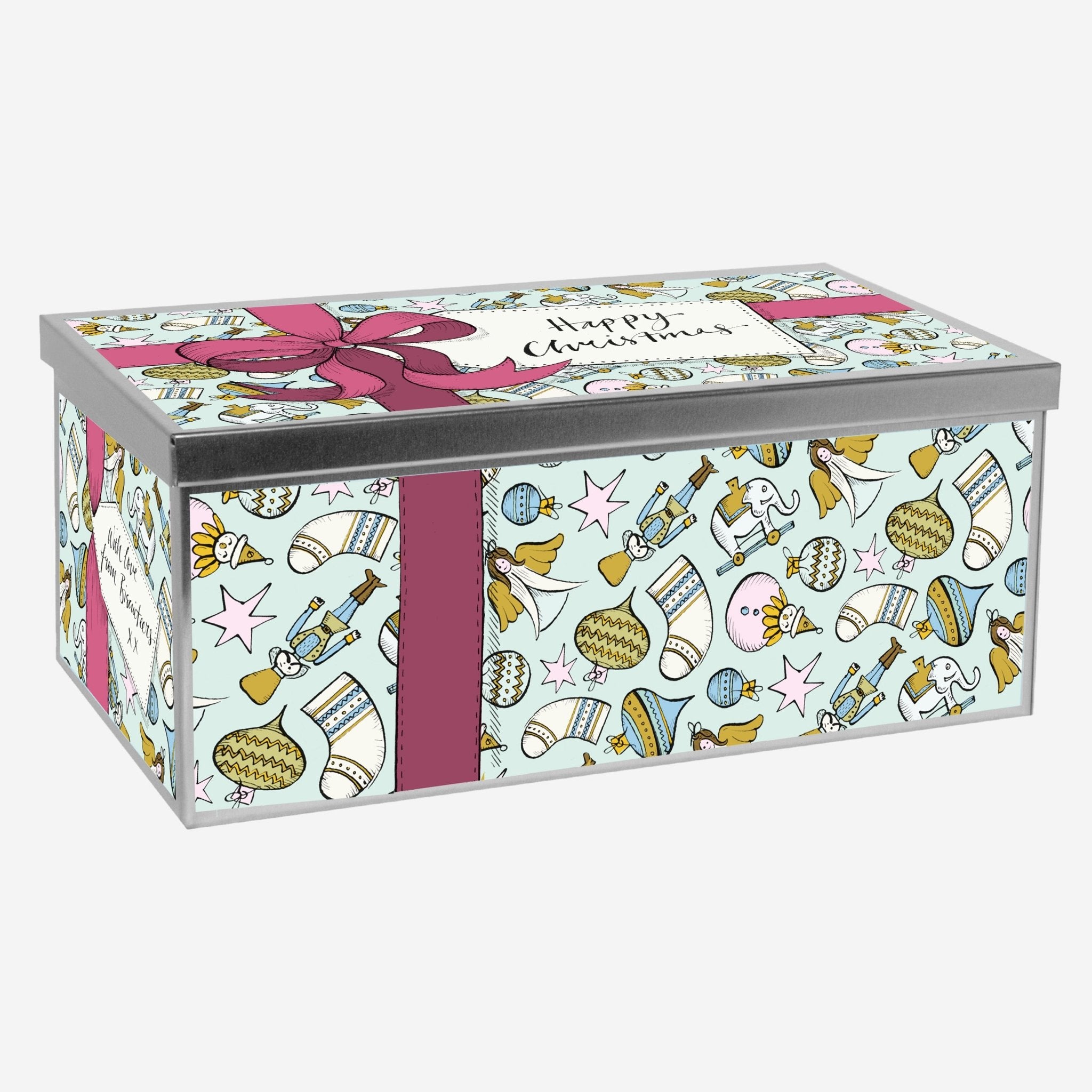 Advent Tin With Limited Edition Advent Calendar - Biscuiteers