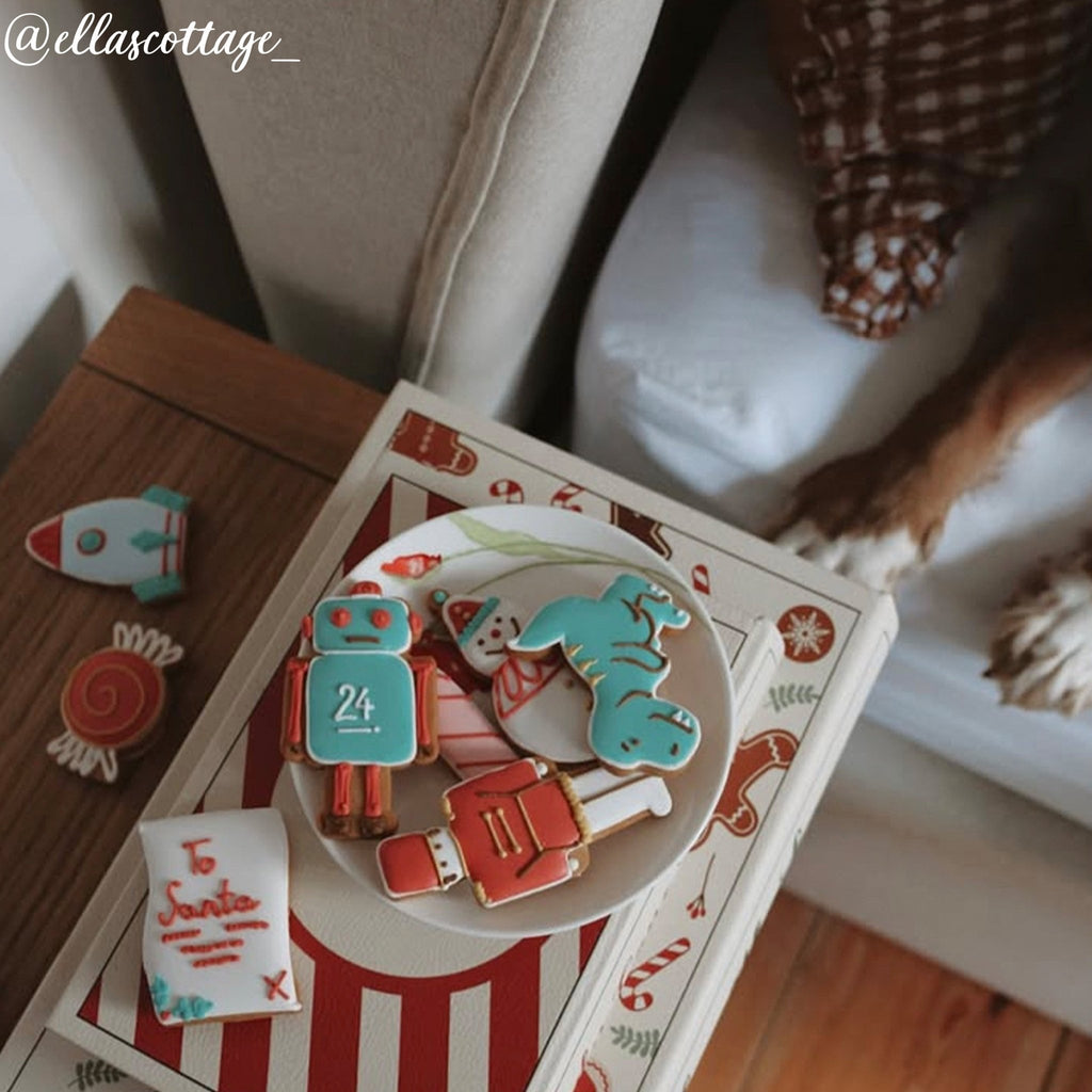 Advent Tin With Limited Edition Advent Calendar - Biscuiteers