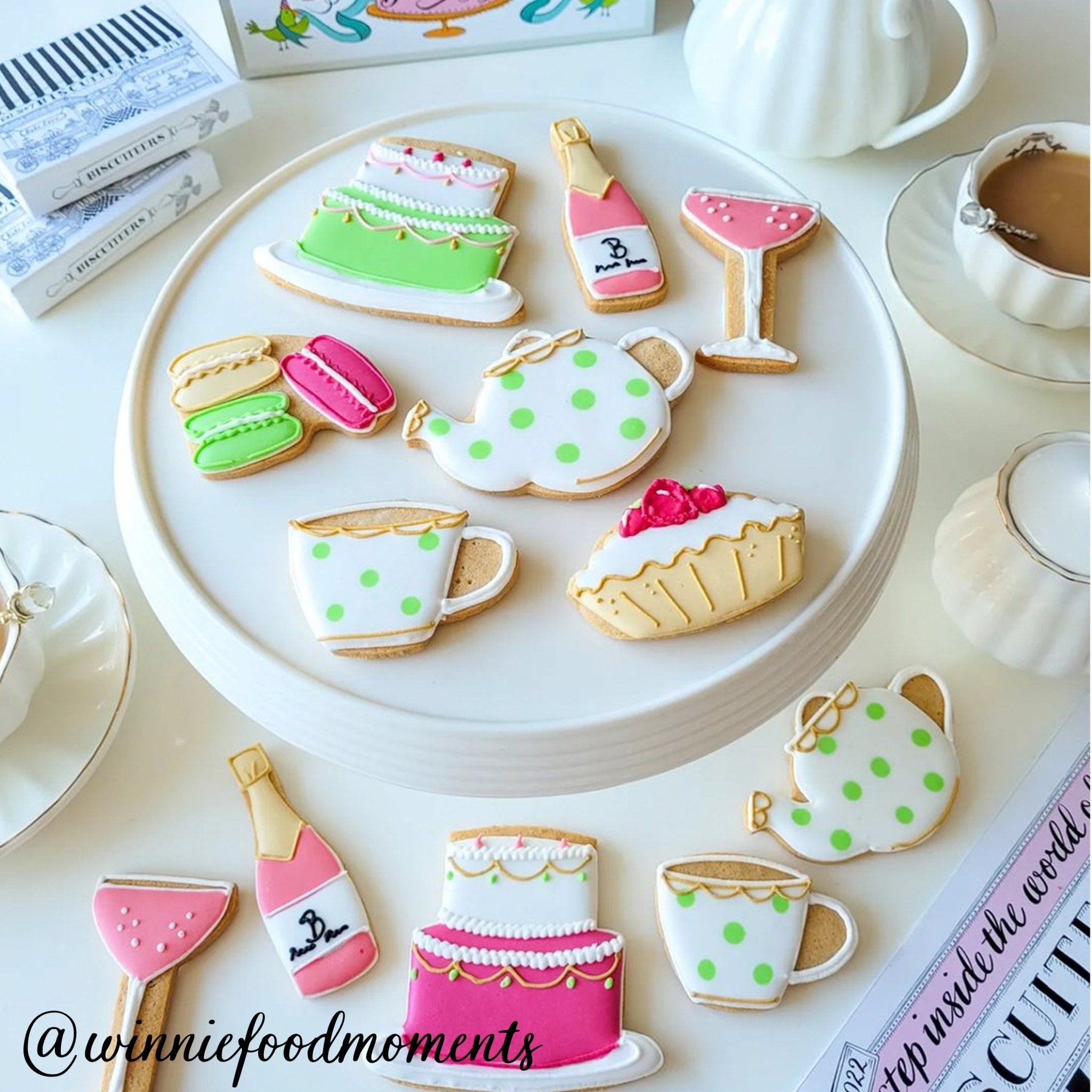 Afternoon Tea Birthday Luxe Tin - Biscuiteers