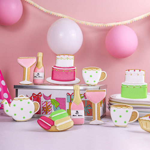 Afternoon Tea Birthday Luxe Tin - Biscuiteers