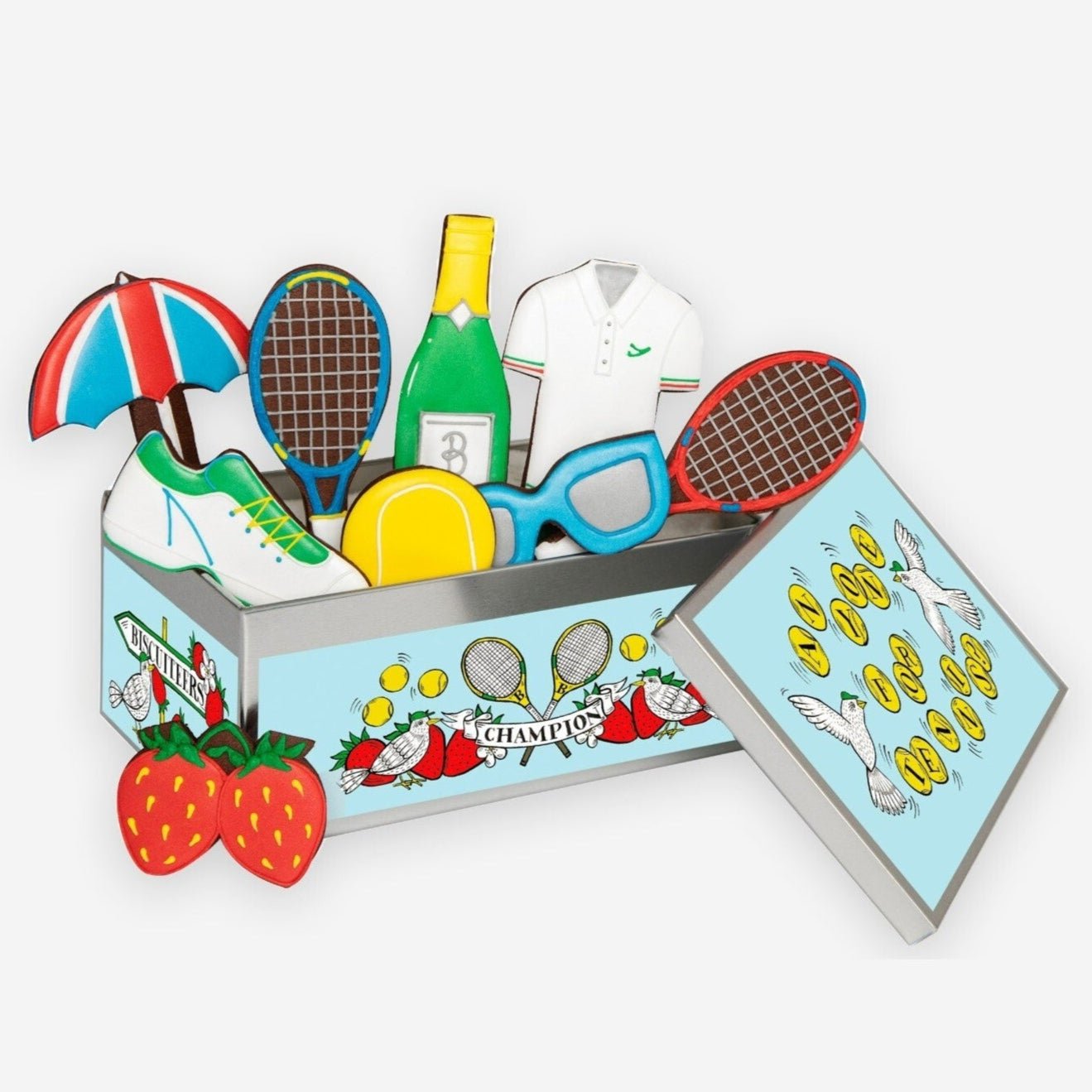 Anyone For Tennis Biscuit Tin - Biscuiteers