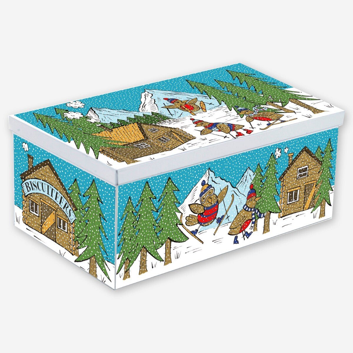 Apres Ski Luxe Biscuit Tin - Biscuiteers