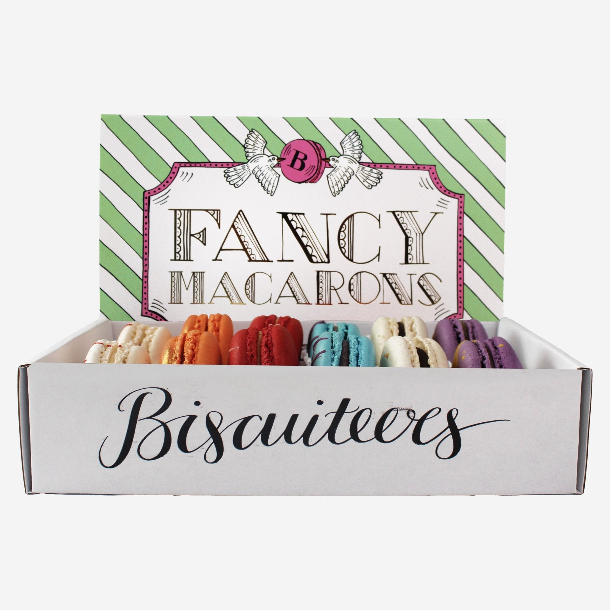 Autumn Macarons Gift Box - Biscuiteers