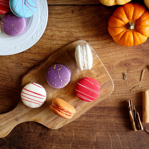 Autumn Macarons Gift Box - Biscuiteers