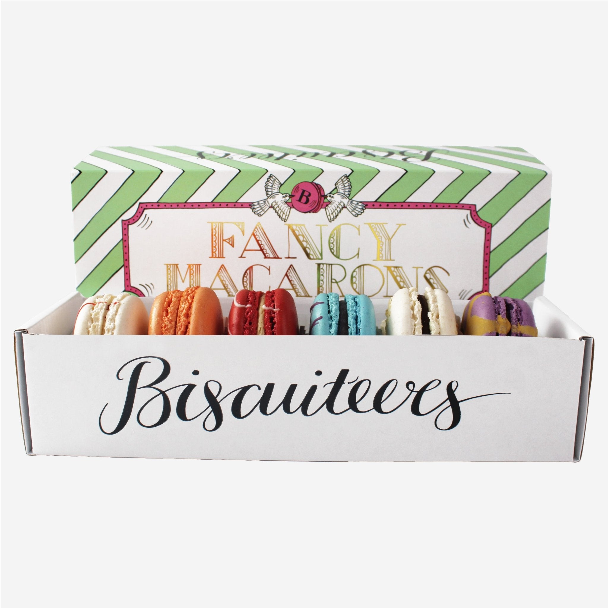 Autumn Macarons Mini Gift Box - Biscuiteers