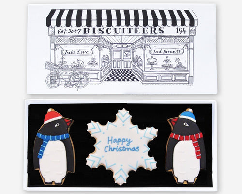 Baby It's Cold Outside Tea Gift Box - Biscuiteers