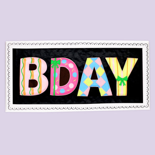BDAY Card Letterbox Biscuits - Biscuiteers