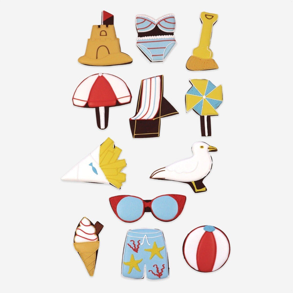 Beside The Seaside Luxe Biscuit Tin - Biscuiteers