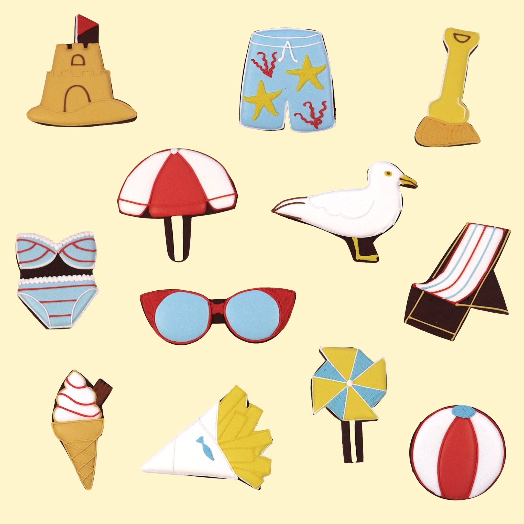 Beside The Seaside Luxe Biscuit Tin - Biscuiteers