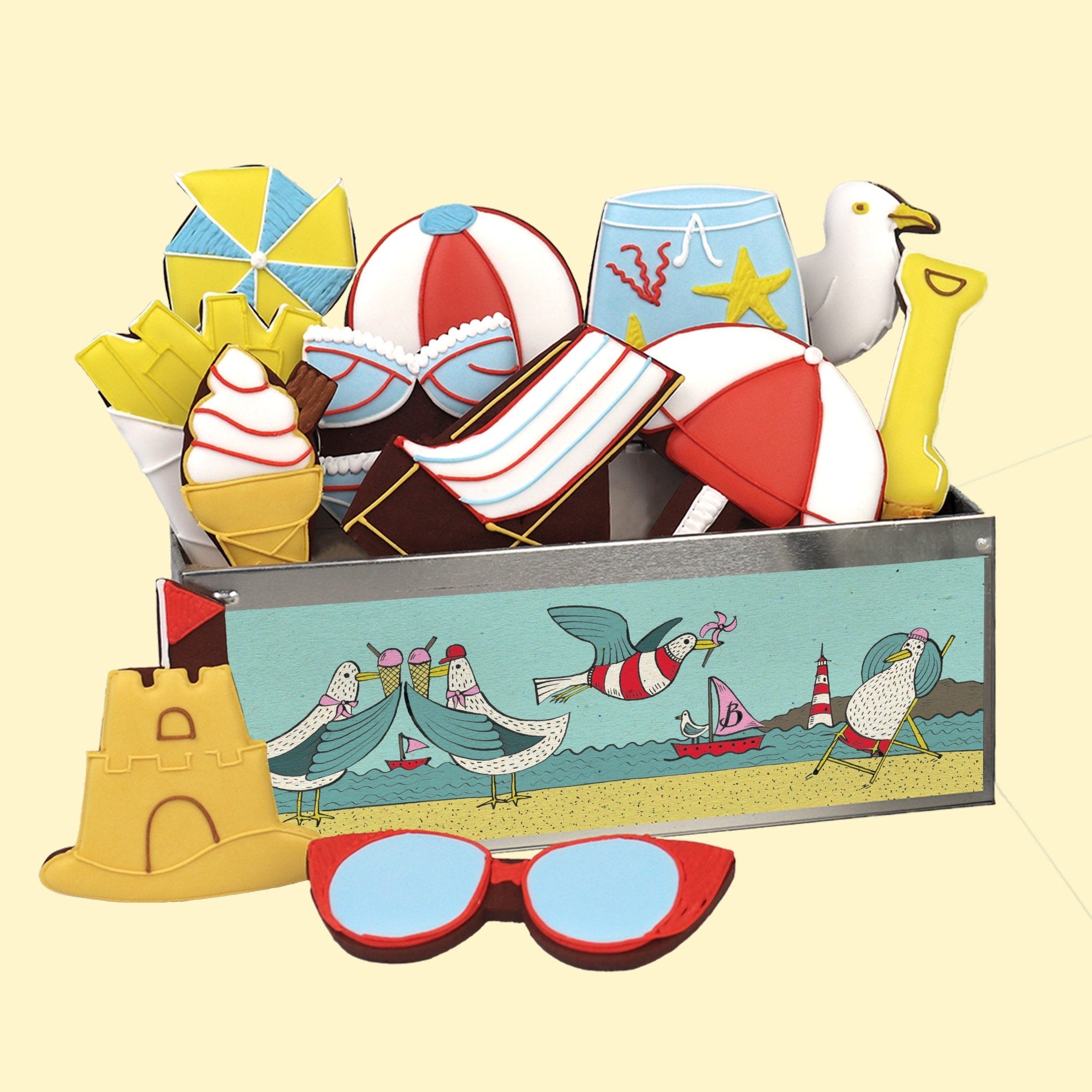 Beside Seaside Luxe Biscuit Tin