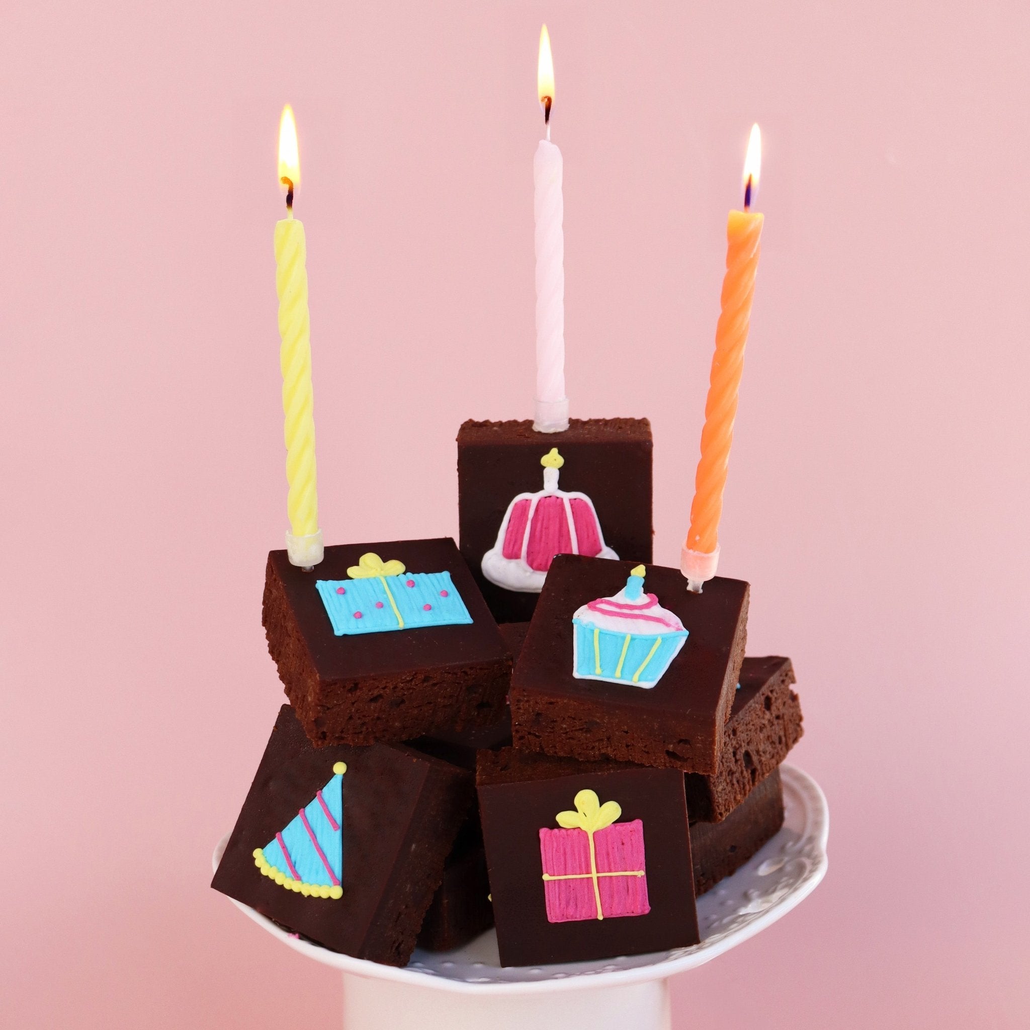 Birthday Brownies - Biscuiteers