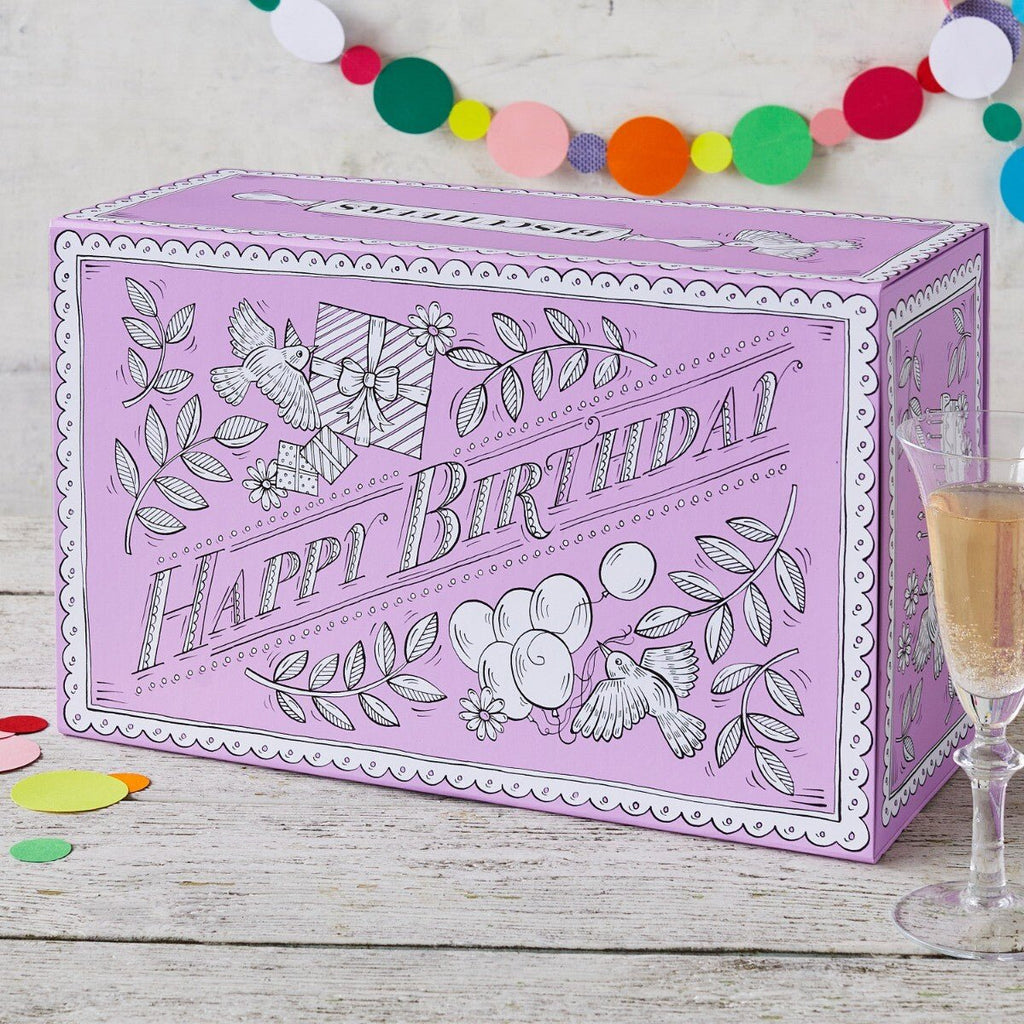 Birthday Treats Macaron Gift Box - Biscuiteers