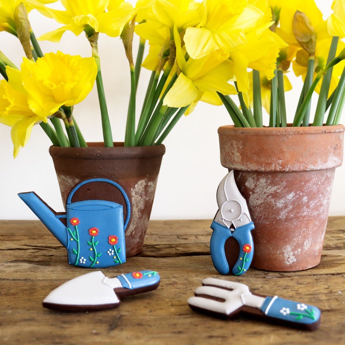 Biscuiteers Garden Tools Letterbox Biscuits - Biscuiteers