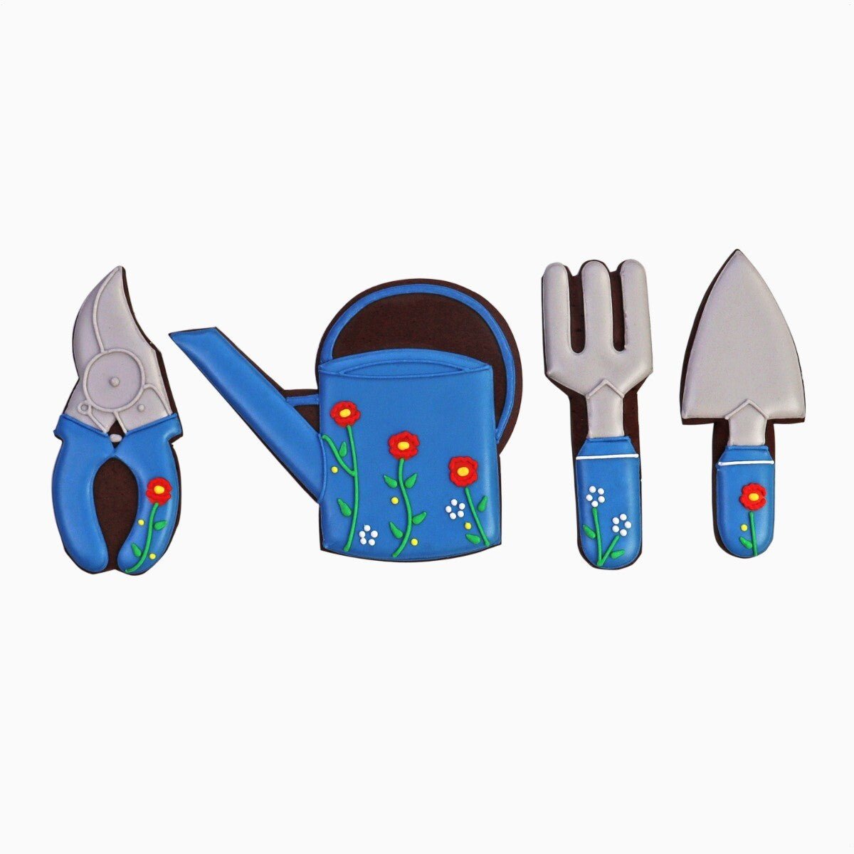 Biscuiteers Garden Tools Letterbox Biscuits - Biscuiteers