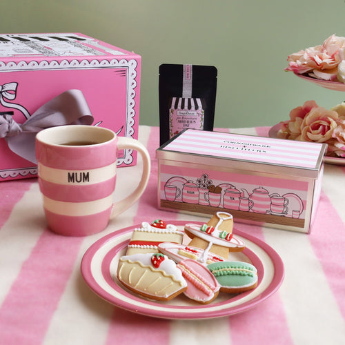 Biscuiteers x Cornishware Time for Tea Hamper - Biscuiteers