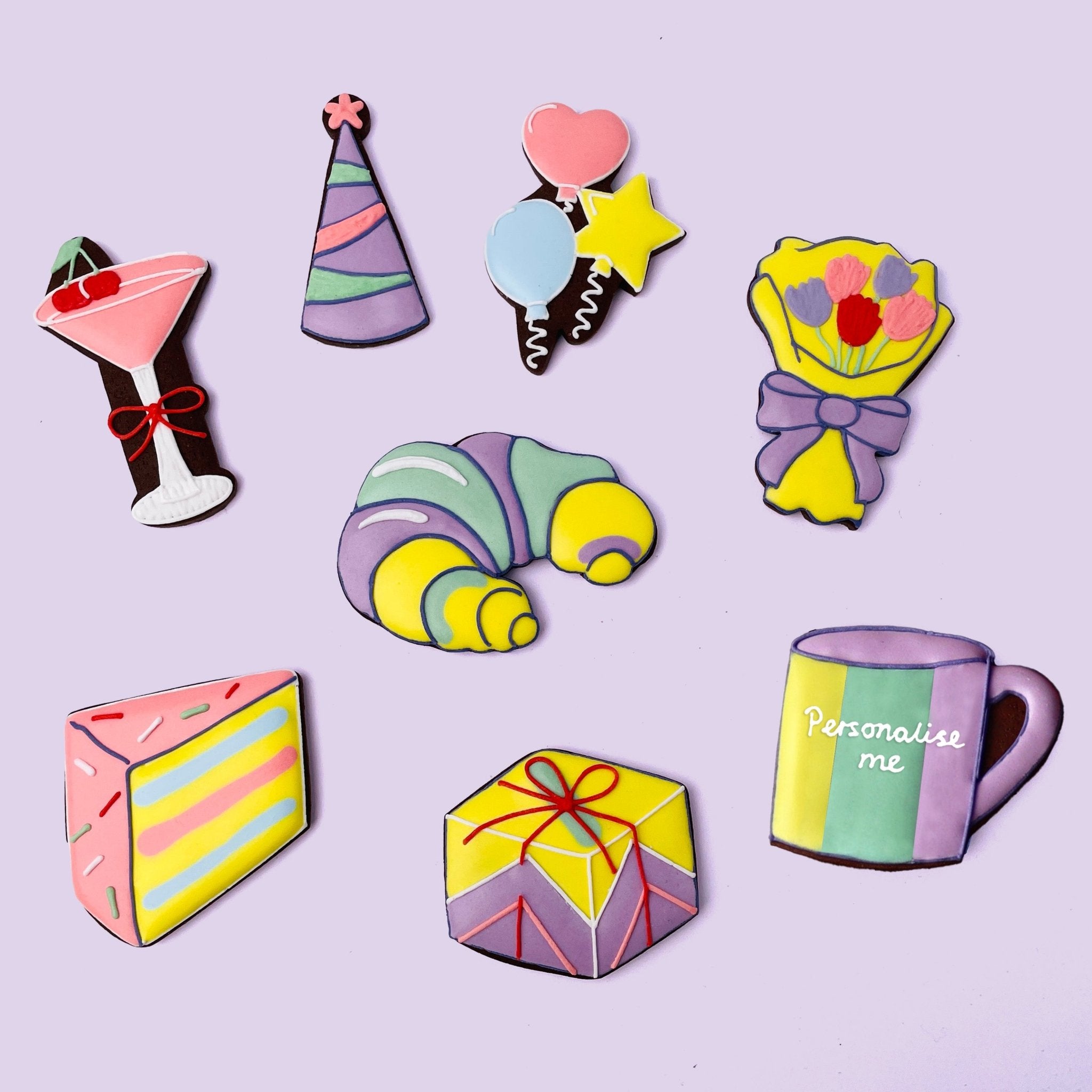 Biscuiteers x Olivia Rubin Sweet Celebration Biscuit Tin - Biscuiteers