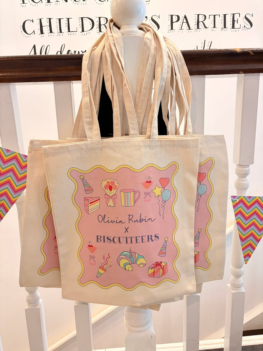 Biscuiteers x Olivia Rubin Tote Bag - Biscuiteers