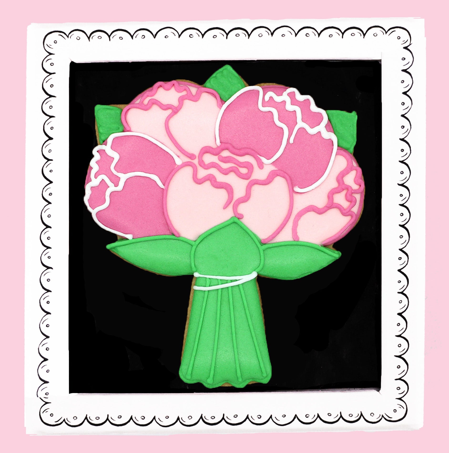 Boozy Bouquet Mini Gift Box - Biscuiteers