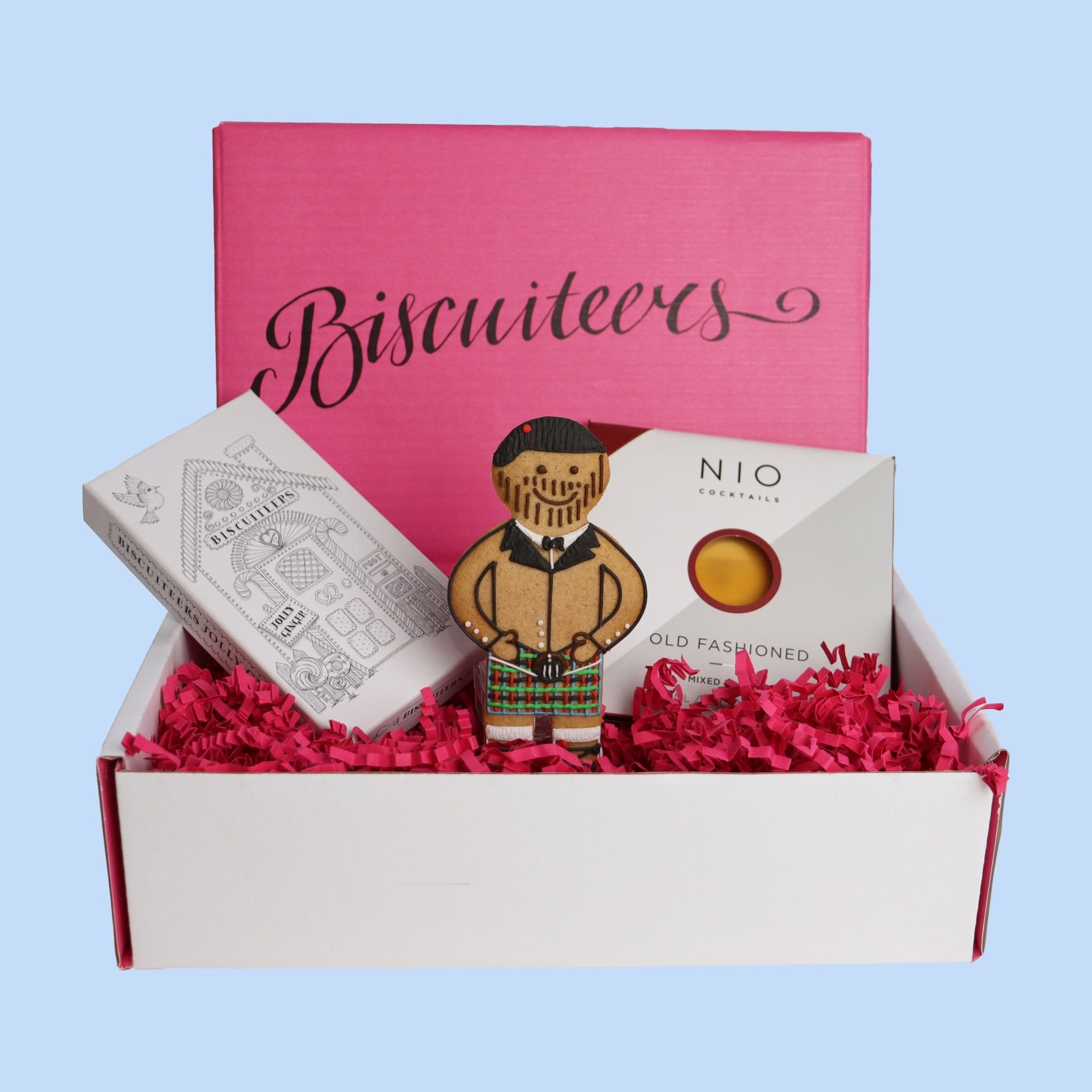 Boozy Burns Night Mini Gift Box - Biscuiteers