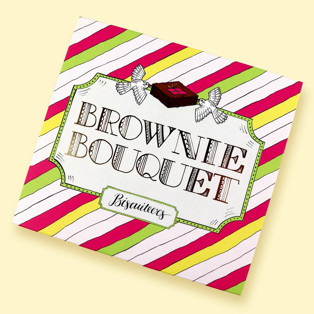 Bouquet Brownies - Biscuiteers