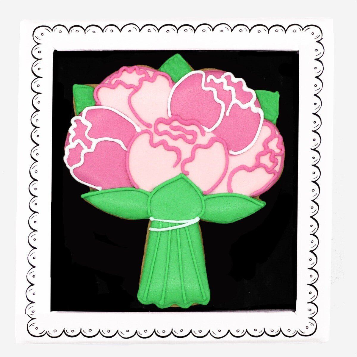 Bouquet Of Flowers Letterbox Biscuit - Biscuiteers