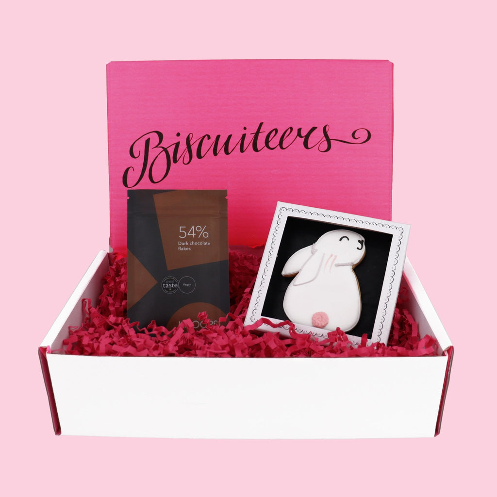 Bunny & Hot Choc Mini Gift Box - Biscuiteers
