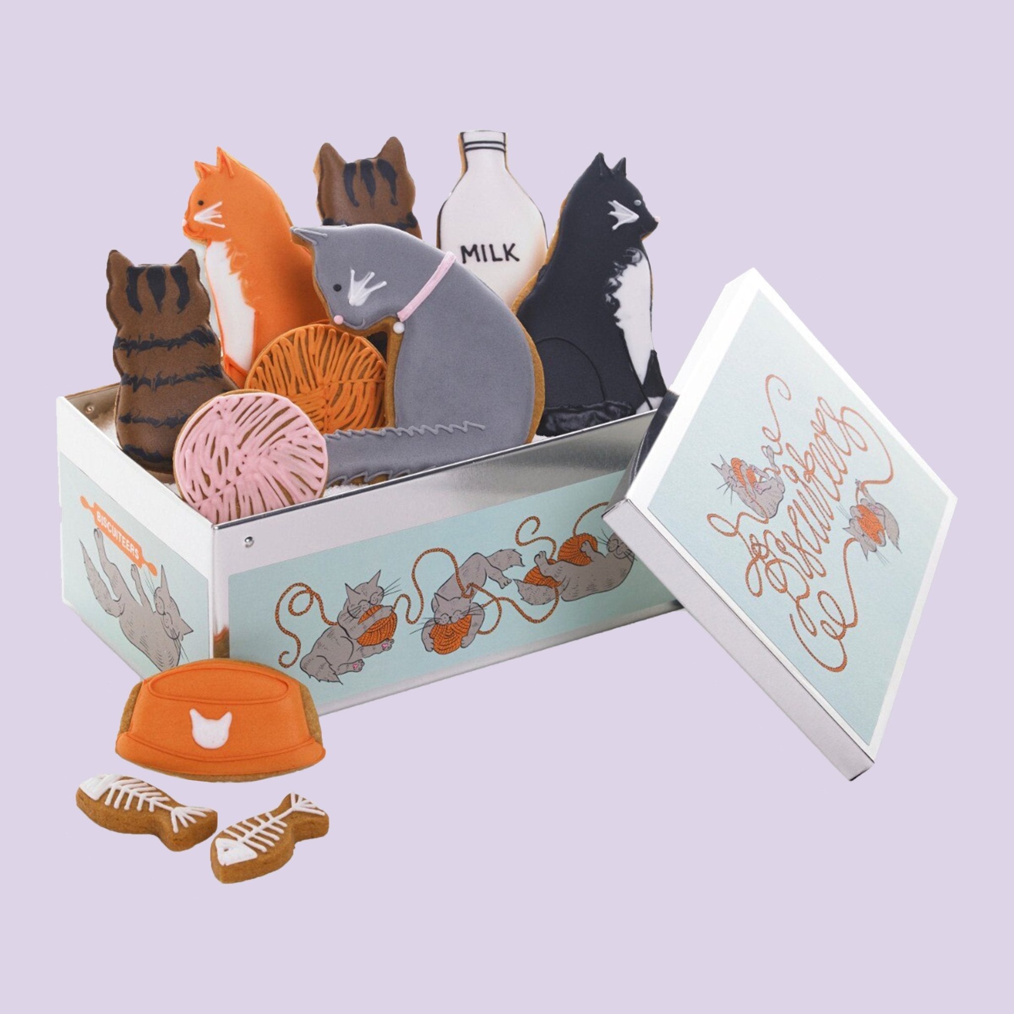 Cat Biscuit Tin - Biscuiteers