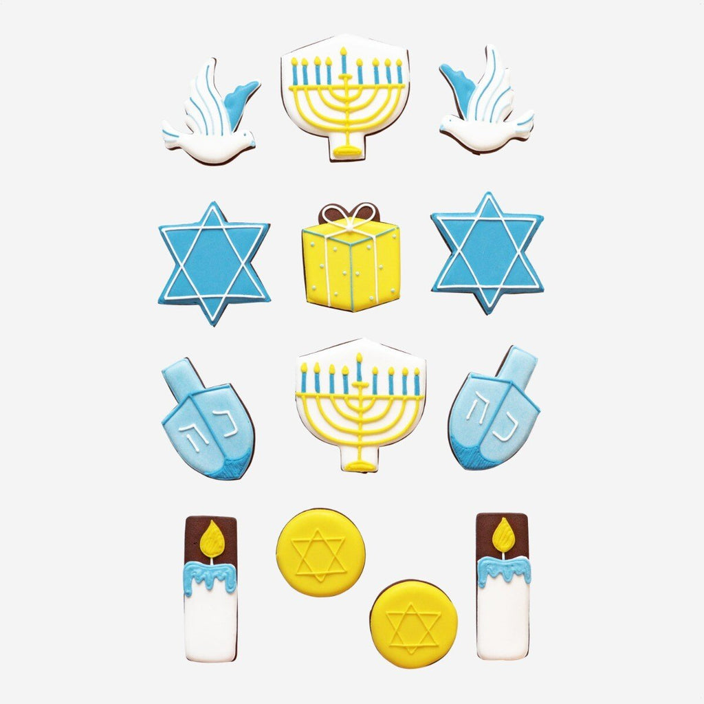Chanukah Luxe Biscuit Tin - Biscuiteers